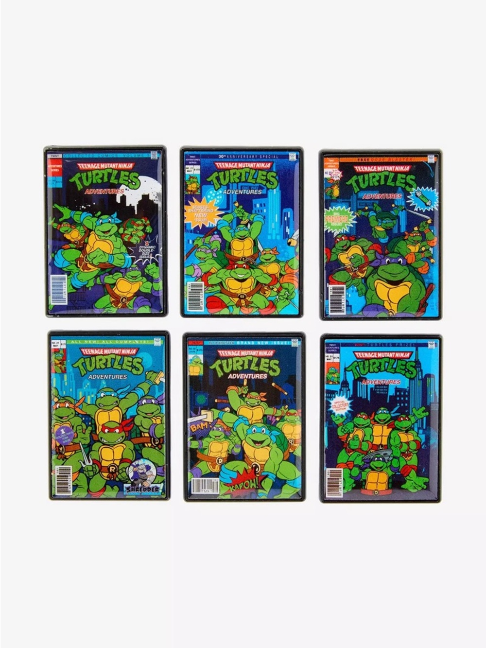 Full set Teenage Mutant Ninja Turtles Comic Cover Blind Box Enamel Pin